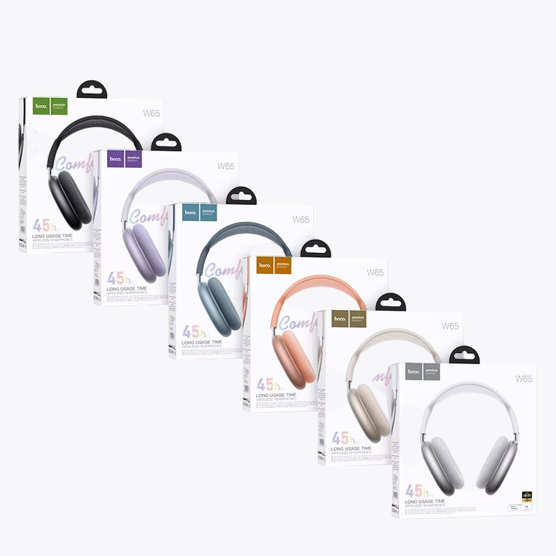 Casque W65 Happy BT – Le casque Bluetooth longue autonomie, confortable et polyvalent - Purple